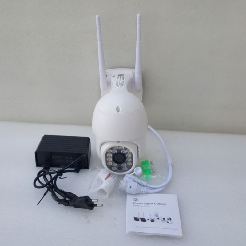 IP CAMERA CCTV WIFI SPEED DOME PTZ 8MP OUTDOOR FULL HD 1080P CCTV APP YOOSEE / MALAM BISA BERWARNA