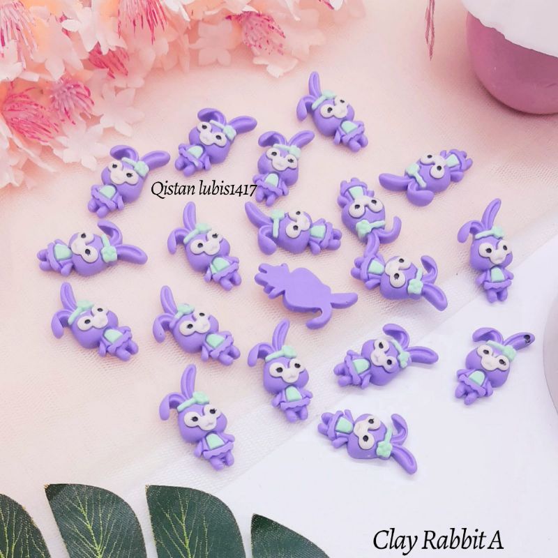 Clay Rabbit Purple