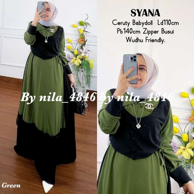 SYANA MAXY/DRESS MAXY KEKINIAN/DRESS MAXY CANTIK/DRESS MURAH SURABAYA