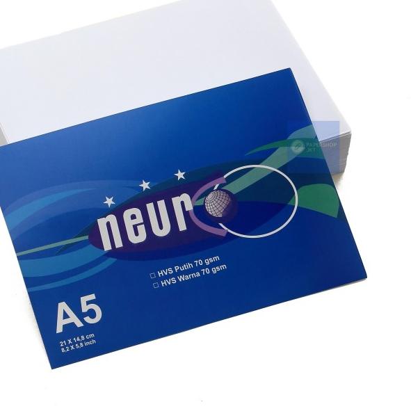 

☼ Kertas A5 Hvs Putih 70Gr Neuro ( A4 / 2 ) Perpack ♨