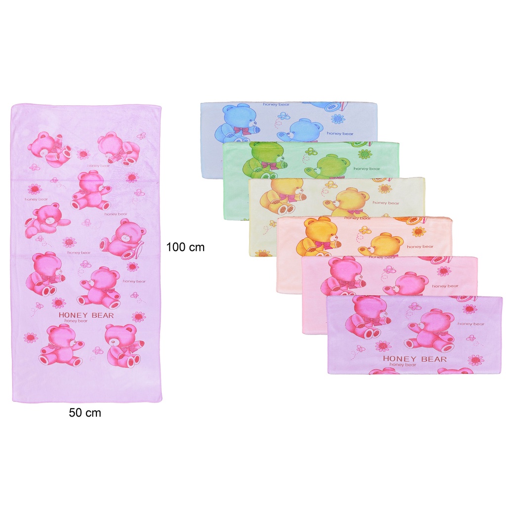 Handuk Bayi Motif Bear 50 x 100 Cm - 022.4684