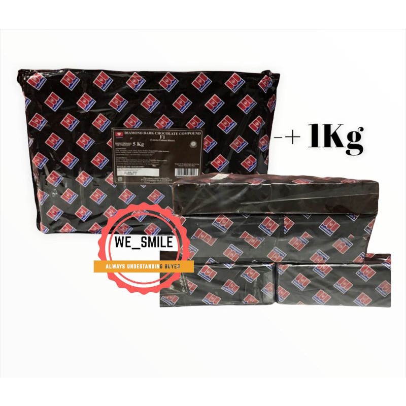 

Coklat Blok Diamond -+ 1kg / Diamond Dark Chocolate Compound -+ 1kg
