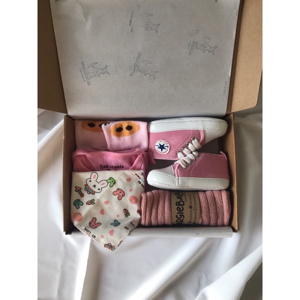 Baby Hampers Set  - Baby Hampers Premium Kado New Born Kado Bayi Paket Hampers Bayi GORGIEBABY-Dream Hampers Pink