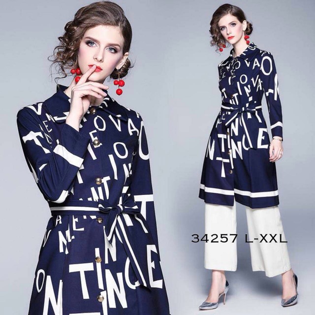 34257 OUTER COAT VLTN/outer hijab/outer wanita/outer muslimah/outer panjang/outer premium/outer/coat