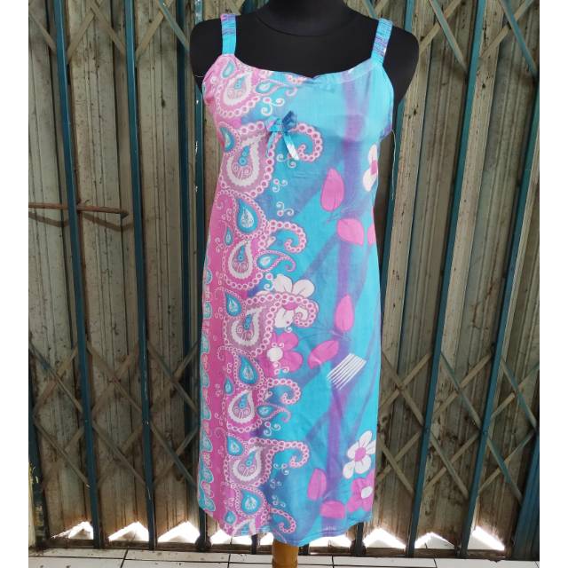 Daster batik murah daster tali satu baju tidur baju hamil daster rumah adem santai