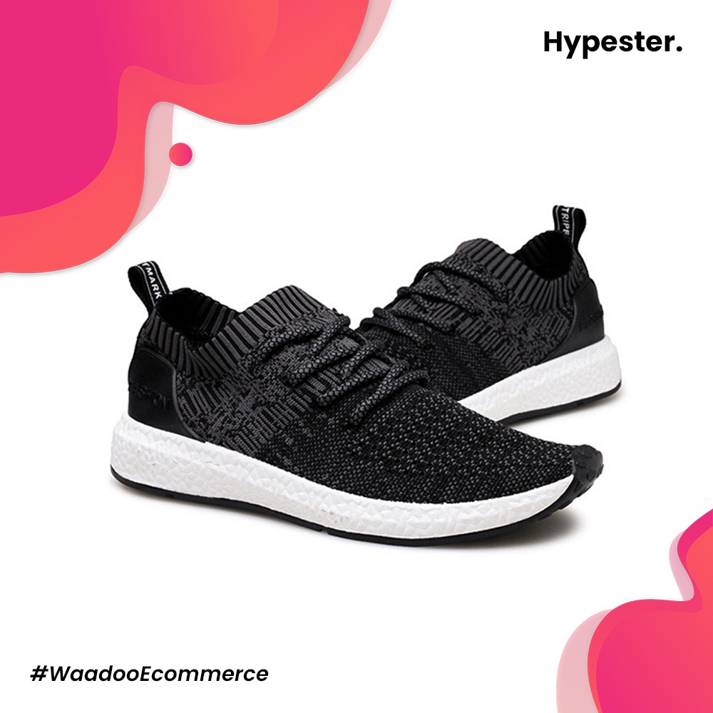 WAADOO FREE KAOS  KAKI  Sepatu Sport Hypester Running  