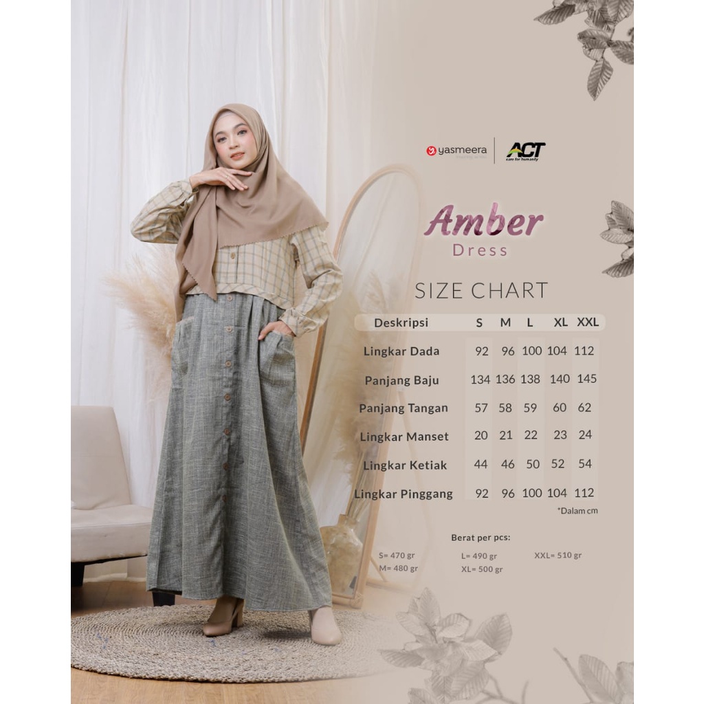 GAMIS REMAJA/YASMEERA/AMBER DRESS/NEW PRODUK/TERLARIS