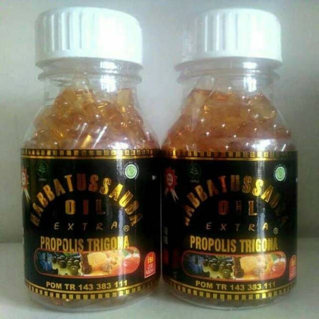 Habbatussauda kapsul ( Extravit ) Extra Propolis Trigona Original 200 kapsul