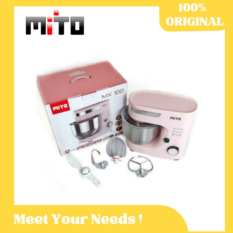 MITO STAND MIXER MX100 KAPASITAS 5 LITER TERBARU - MX 100 5L