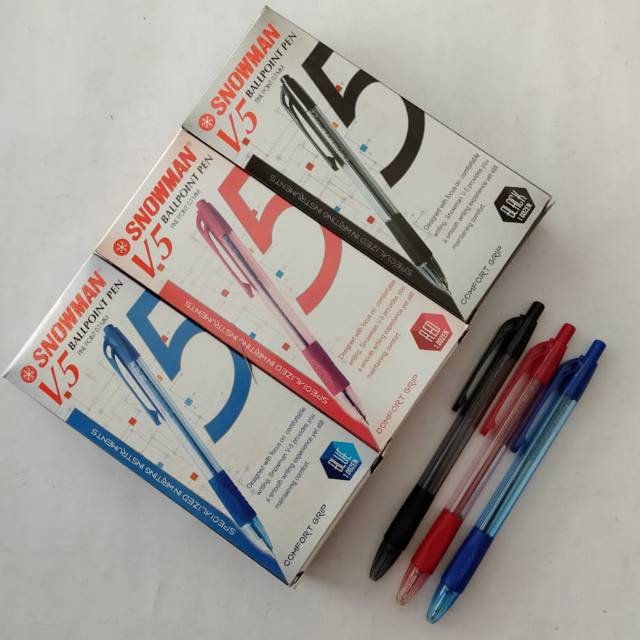 

Pulpen/Ballpoint/Pena Snowman V-5 0.7 mm