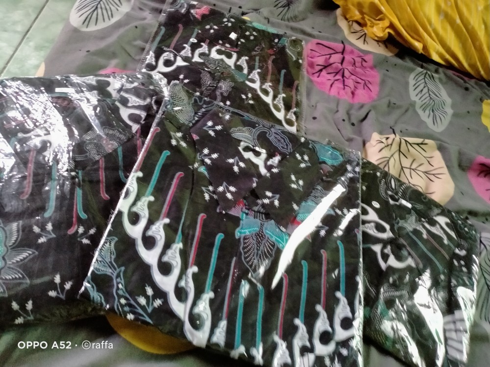 Batik Couple Keluarga Sania Ruffle Ori Ndoro Jowi Dnt Batik Couple Indonesia