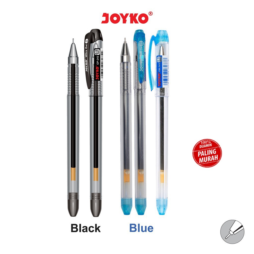 

Pulpen Gel Pen Joyko GP-243 Whiz Gel 0.5 mm (1 PCS)