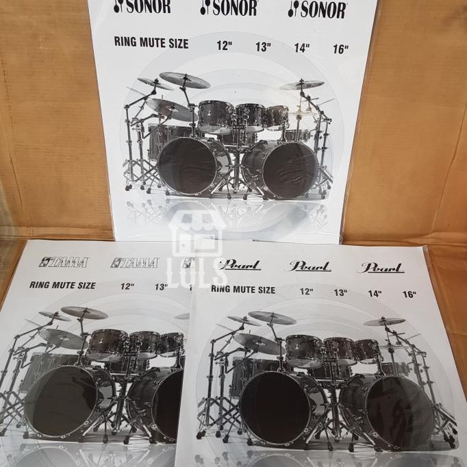 Drum Perkusi Ring Mute Peredam Drum