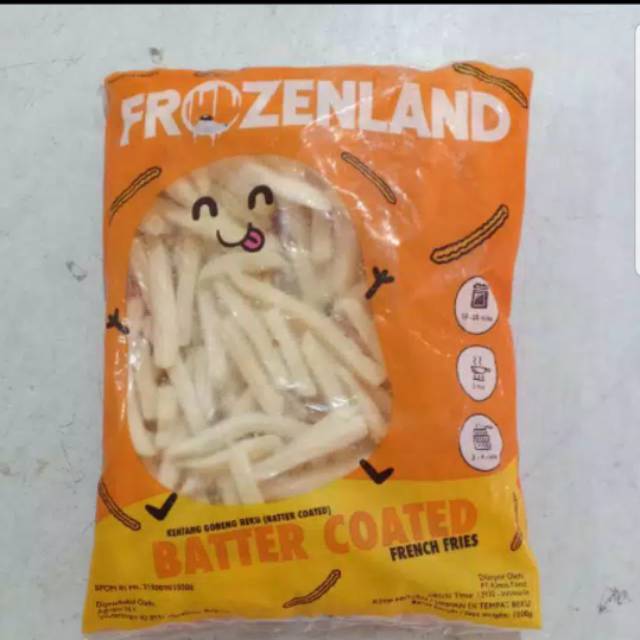 

Frozen land batter coated 1kg