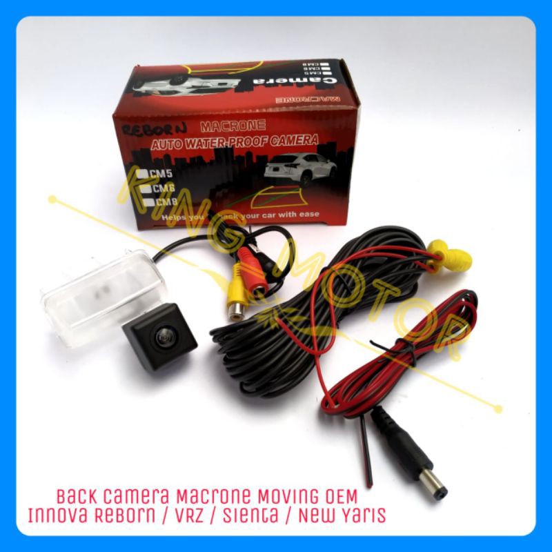 Kamera/Camera Mundur Parkir Macrone Moving OEM Innova Reborn / VRZ / Sienta / New Yaris