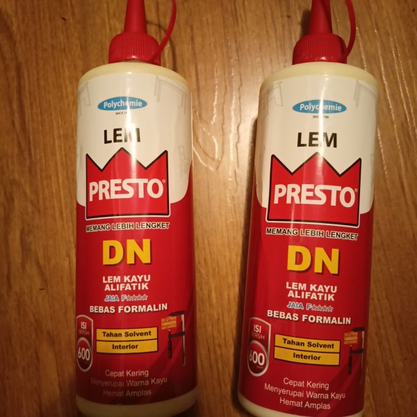 

SIDO MAJU - Lem Kayu Presto DN 600 Gram Lem Kayu Cepat Kering MURAH