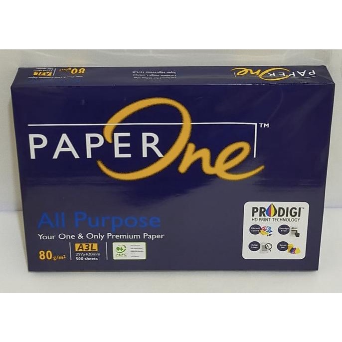 

SALE Paper One A3 80 Gram/Kertas Fotocopy