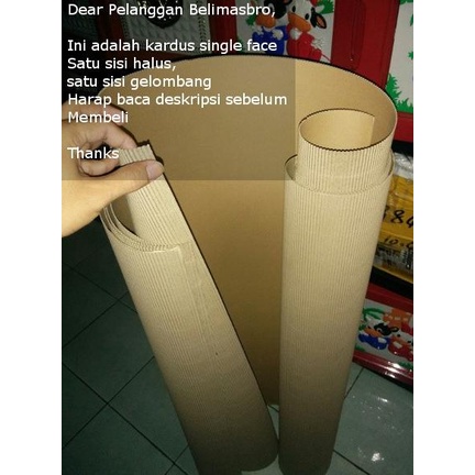 

Kardus / Karton Lembaran Polos - 100 x 100 cm (isi 5 lembar)