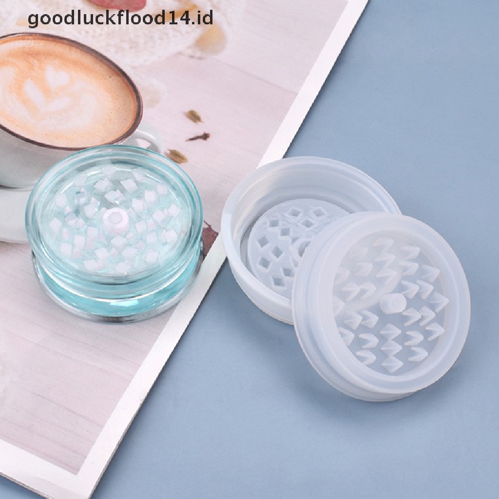 [OOID] Epoxy Resin Mold DIY Leaf Herbal Herb Grinder Spice Crusher Silicone Mould ID