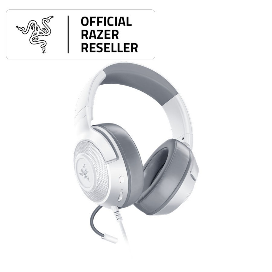 Headset Razer Kraken 2019 Mercury White Multi Platform