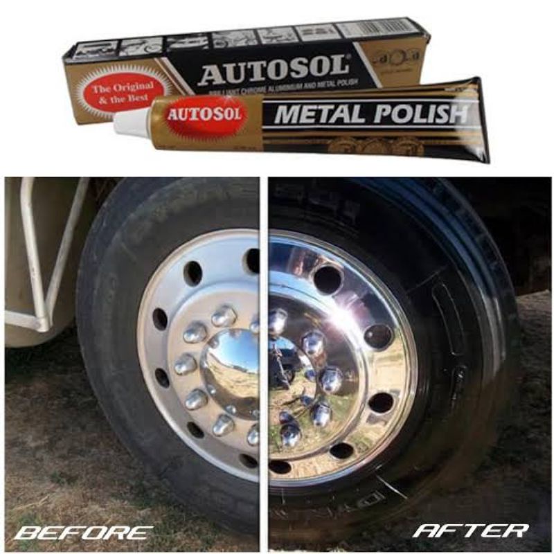 Pembersih Pengkilap Besi Logam AUTOSOL Metal Polish 50 gram