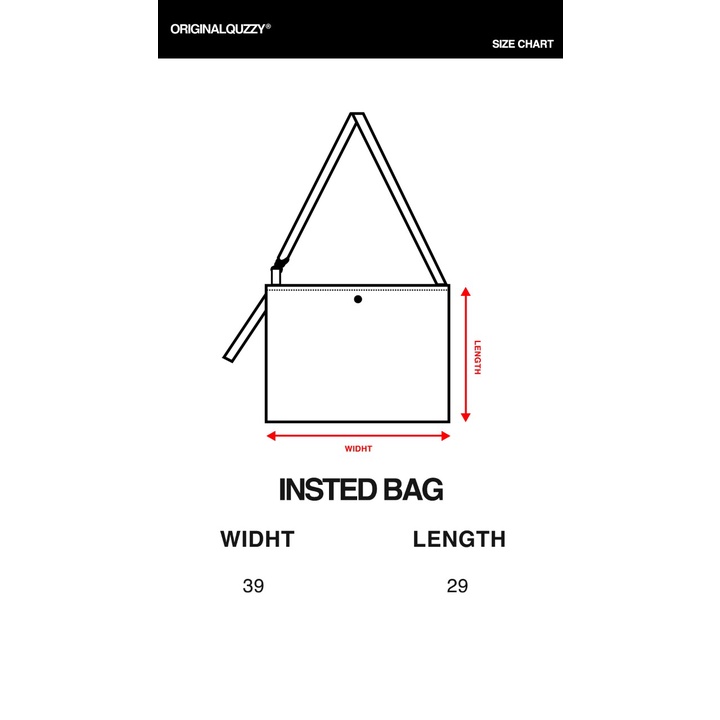 INSTED BAG BLACK