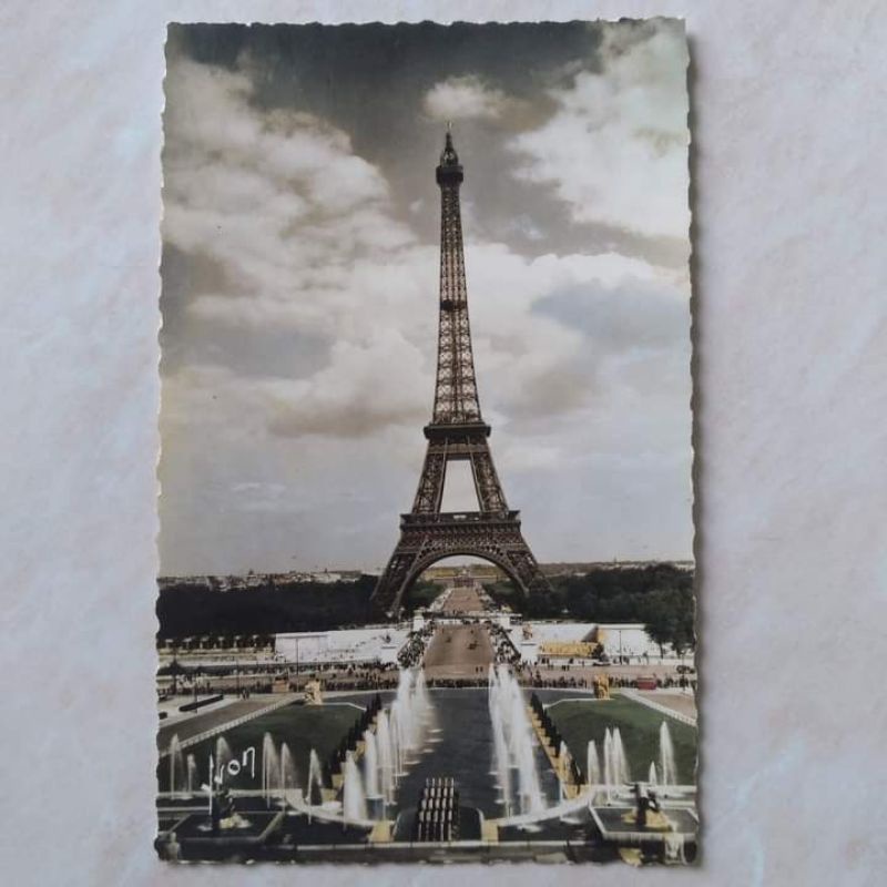 

Kartu Pos Kuno Jadul Lawas Menara Eiffel Paris A tahun 1950 an