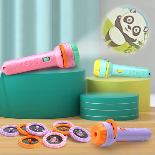 Mainan Anak Senter Proyektor / Fun Flashlight / Mainan Proyektor Gambar / Mainan Edukasi