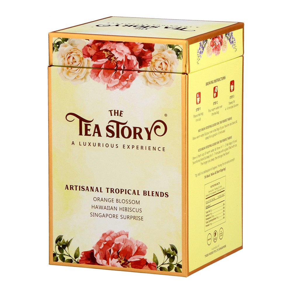 

The Tea Story Artisanal Tropical Blends Assorted Tea Box
