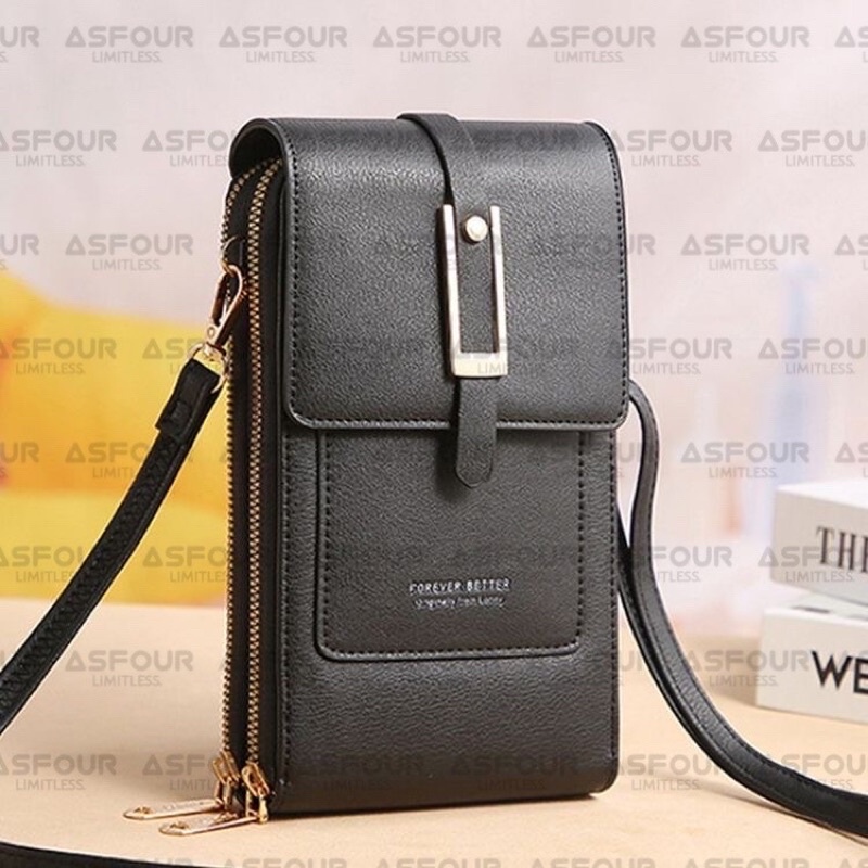 Asfour - tas hp terbaru 2022 / asesoris tas wanita / tas hp import batam ori / tas selempang hp import /  DOMPET WANITA / DOMPET HP / DOMPET HP SELEMPANG WANITA IMPORT / ORIGINAL FOREVER YOUNG / 9066