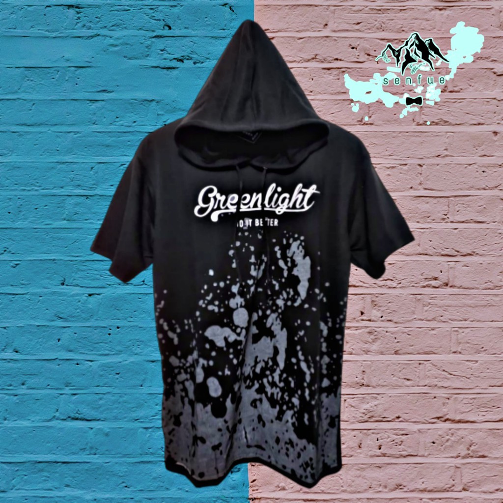 kaos kupluk pria lengan pendek motif terbaru 2021 kaos hoodie kupluk