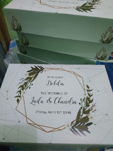 **tanpa Minimal Order** Box Bridesmaid