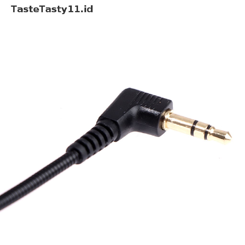 【TasteTasty】 Portable 3.5mm Stereo Studio Gaming Headset Mic Mini HD Voice Mono Microphone .