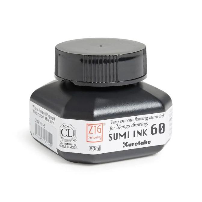 

$$$$] ZIG KURETAKE INK CNCE-103-6 60ML SUMI