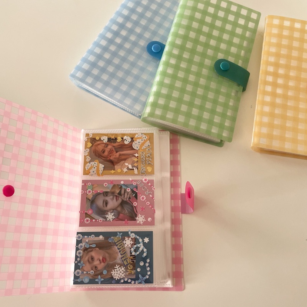 3 Inch 240 Slot Kartu Korea Polaroid Lattice Album Bintang Mengejar Foto Buku Penyimpanan Kartu Kecil