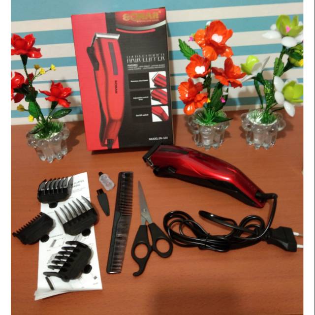 Alat Cukur Sonar SN-103 Pencukur Rambut Elektrik Hair Clipper