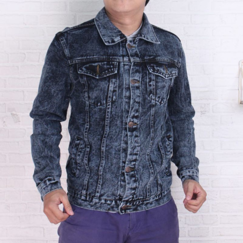 Jaket Jeans Pria &amp; Wanita /Jaket Levis Sandwash