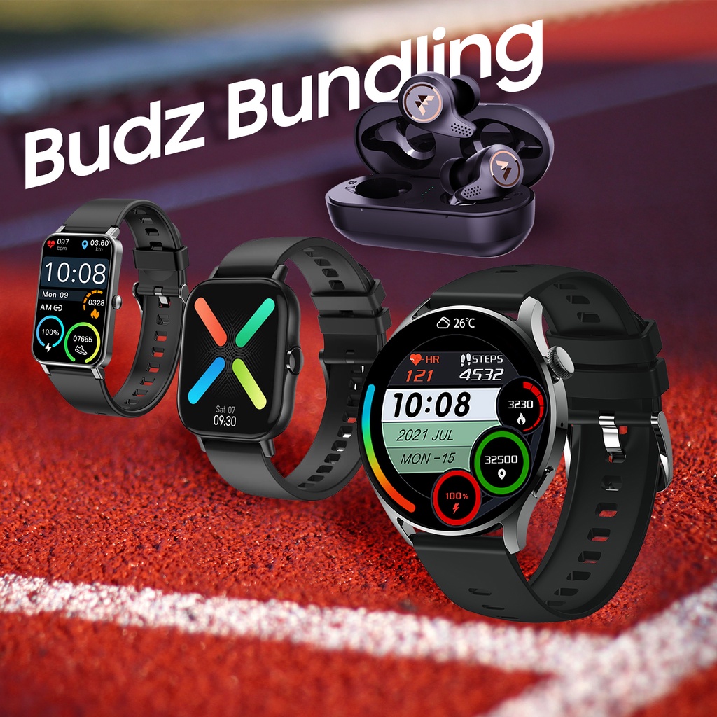 Bundling Series Budz Moser Smartwatch Smartband Monza Pro