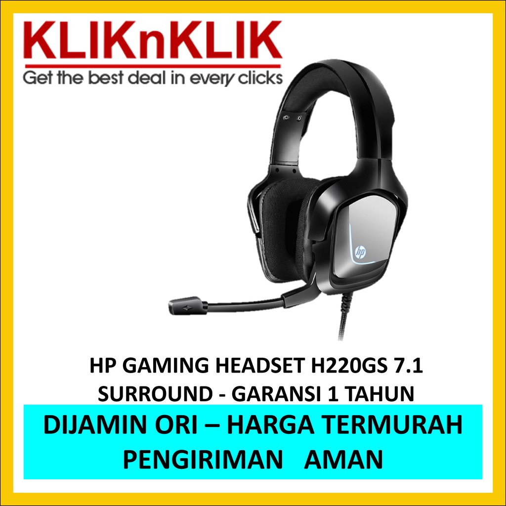 Aksesoris - HP GAMING HEADSET H220GS 7.1 SURROUND - NEW MODEL