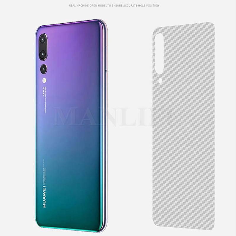 3D Guard Back Carbon Fiber Film For Huawei P 9 10 20 30 40 50 Pro Screen Protector on for Huawei Mate 8 9 10 20 30 40 Pro