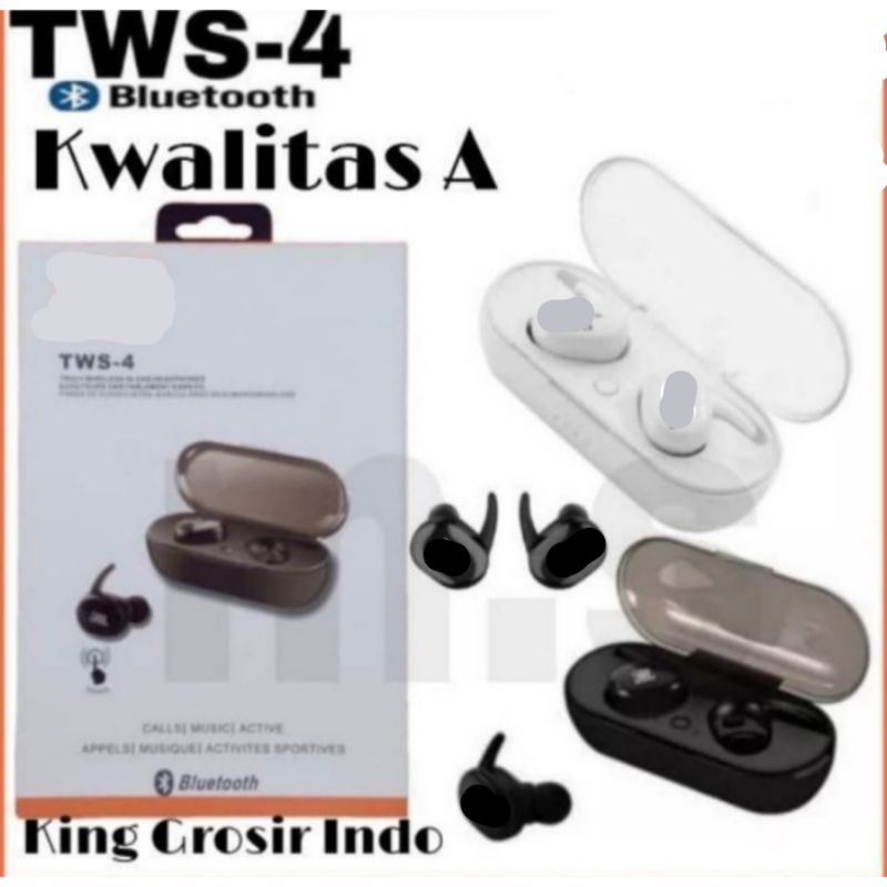 Headset Bluetooth Sport TWS-4 / Wireless Headset TWS4 TWS 4