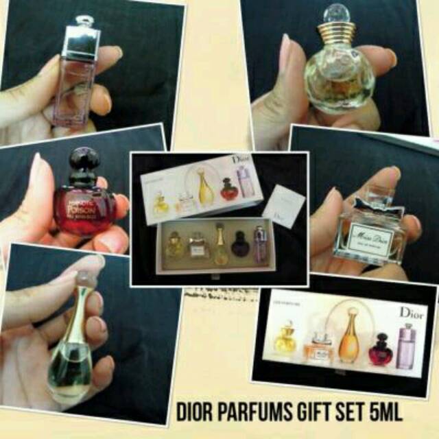 Parfum Dior miniatur gift set