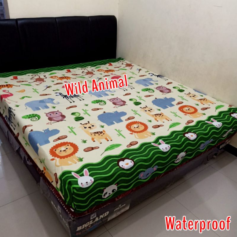 Sprei waterproof (anti air) motif bisa COD-6