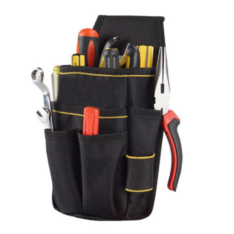 Multi-Pockets Waist Tool Belt Storage Electricians Organizer Pouch Utility Bag