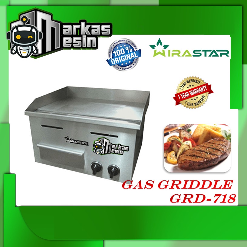 Mesin Pemanggang Steak / Gas Griddle WIRASTAR GRD-718