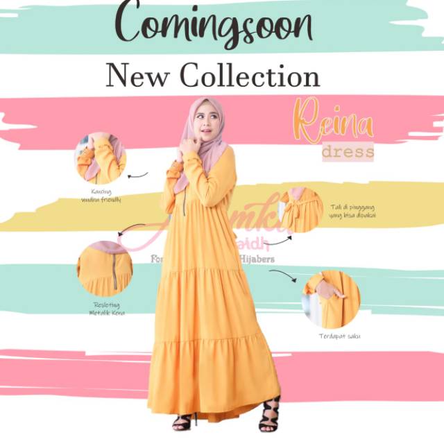 Gamis Reina Dress Original by Azamka