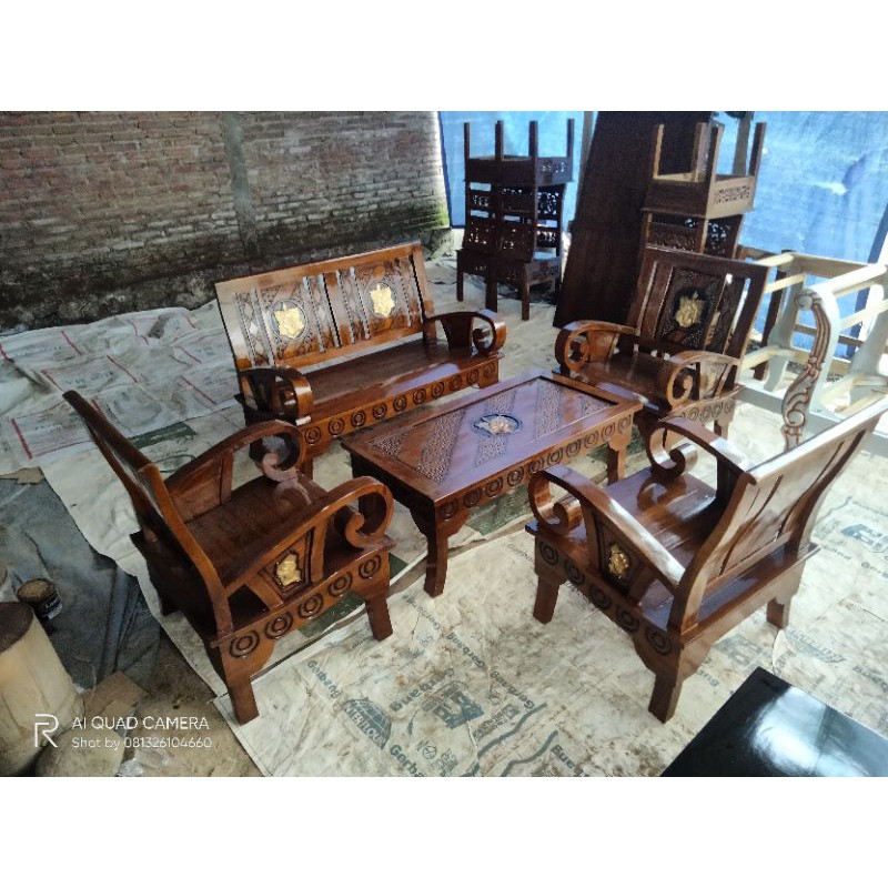 Furniture model kursi tamu cincin-model kursi tamu terbaru dan harganya-model kursi kayu untuk ruang