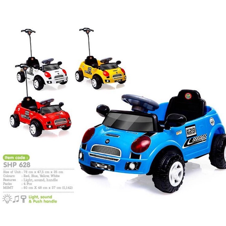 MAINAN MOBIL DORONG / MOBIL DORONG ANAK SMC / MOBIL MOBILAN BISA DI DUDUKI / MOBIL DORONG MUSIK