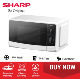 Microwave Oven Sharp R-220-MAWH 20 Liter 450 W Low Watt Sharp R220MAWH Microwave Murah Sharp R 220 MA WH