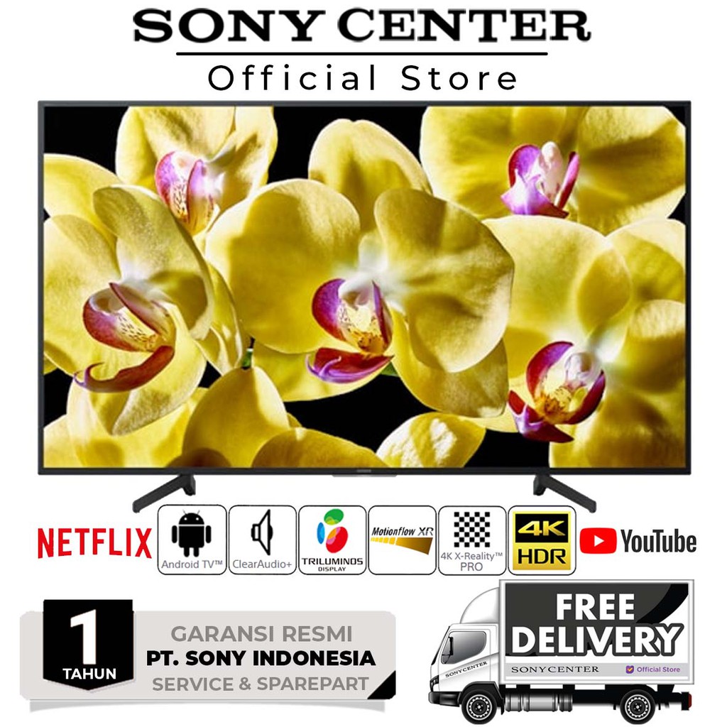 SONY BRAVIA LED SMART TV 43" 43X8000G ULTRA HD 4K HDR ANDROID TV 43 Inch KD-43X8000G | KD 43X8000G